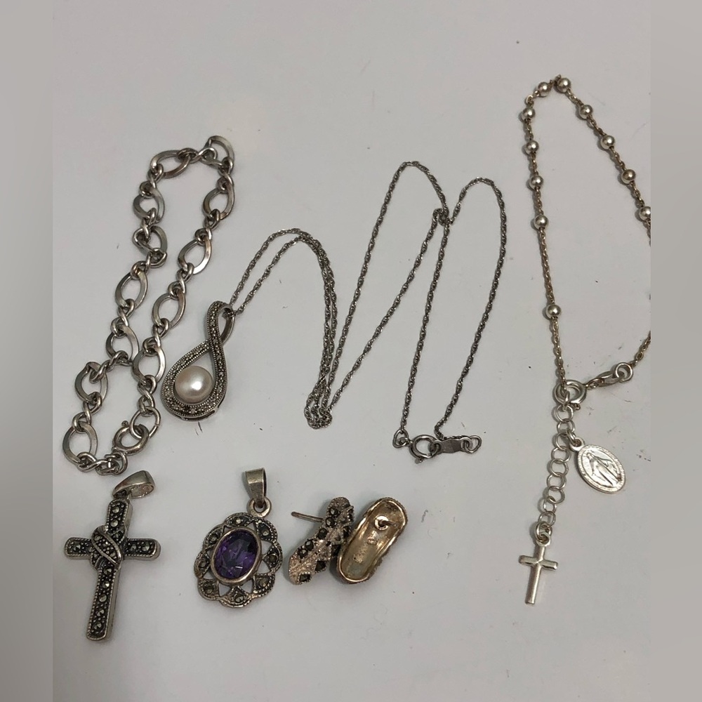 Sterling silver Lot Of Jewelry
